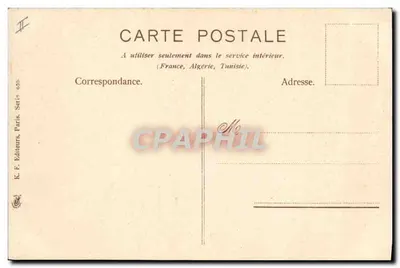 Myosotis e ranuncolo — mazzo floreale — K. F. Editori, Parigi, serie 11 — Verso