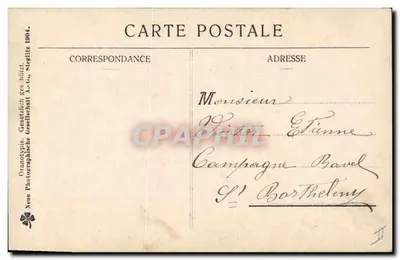 Donna con due maiali — Buon Anno — Oranotypie, Steglitz 1904 — Verso