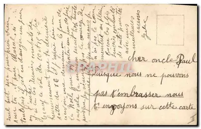 Duas moças e dois porcos — Feliz Ano Novo — R&K 4937/5 — Verso