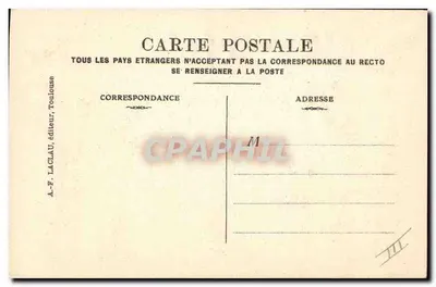 A Guerra — N° 27 — Feito na Alemanha — A.-F. Laclau, Toulouse — Verso
