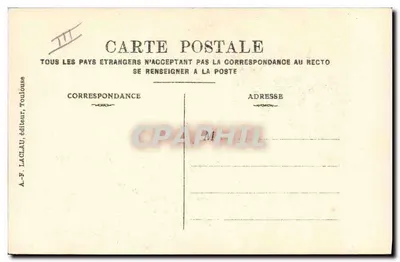 Jovem Camponesa do Alsace carregando um soldado ferido — A Guerra N°38 — Devotamento Heroico — A.-F. Laclau, editor, Toulouse — Verso