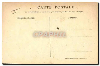 Der Nébiscite in Elsass-Lothringen — Karikatur eines alten Mannes und eines Vogels — Verlag Devambez, Paris, Visa N°126 — Rückseite