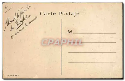 Ślub Figara — Beaumarchais (1732-1799) — Wydane przez firmę Ricqlès — Rewers