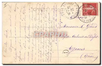 Arcyduchynia i Książę — scena z opery 'L'Aiglon' — wydawca L. Terni, n° 3999 — Rewers