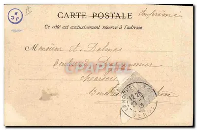 Sablaïse accocomodant ses Filets — Les Sables-d'Olonne — Collection G. L. D., de Nantes — Verso