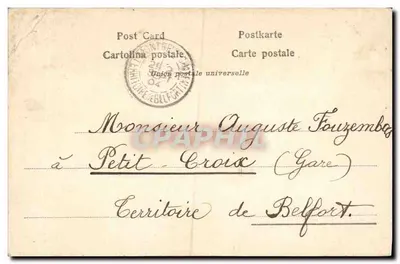 Criança em traje de maréchal — Futuro Maréchal para todos — Auguste, n°3149 — Verso