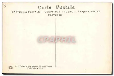 Kienzheim, Alsace — vista do vilarejo com igreja — J. J. Waltz (Hansi) - 35 — Verso