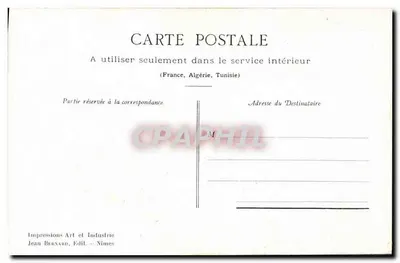 O Abismo — Caricatura de guerra — Jean Bernhard, Nîmes — Verso