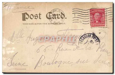 Laatste dag van de zomer — Copyright 1905, The Ullman Mfg. Co., N.Y. — n° 1390 — Achterkant