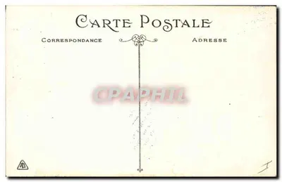 Flores de campo — Boa Ano — Carta postal anônima — Verso