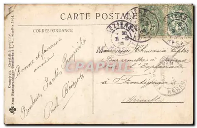 Femme avec deux porcs — scène de campagne — éditeur NRG — Achterkant