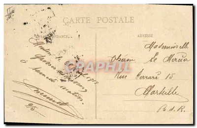 Alpinjäger - Seilüberquerung — A. Sauvaige, Nizza, N° 1117 — Rückseite