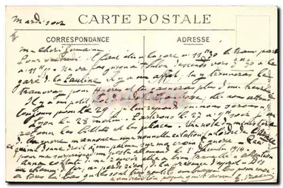 1914-1915 — ON NE PASSE PAS — ilustração de guerra — Verso