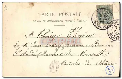 Les Sables d'Olonne — Sablaise consertando as redes — Coleção G. I. D. de Nantes, n°4 — Verso