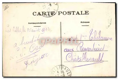 La Sablaise — Vista posteriore — editore Pons, Sablais d'Olivier — Verso