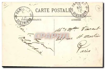 Maître Quérin y sus gallineros — Tipos Sarthois — LL — Reverso