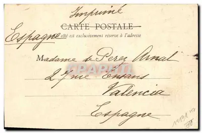 Vendéenne près Fontenay-le-Comte — portrait d'une femme âgée en costume local — éditeur Iules Robuchon, à Fontiers, n° 169 — Achterkant