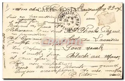 Les Sables-d'Olonne (Vendée) — Poissarde Sablaise — Lib. Poupin, Mortagne, n° 3264 — Verso