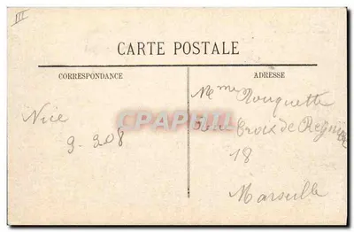 Carnaval van Nice 1908 — De Schadelijke Gevolgen van het Lotospel — C. P. S. Dariès — Achterkant