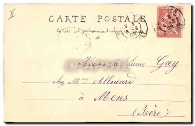 Flores de rosas — desenho a água-forte — Albont-Pellier, editor desconhecido — Verso