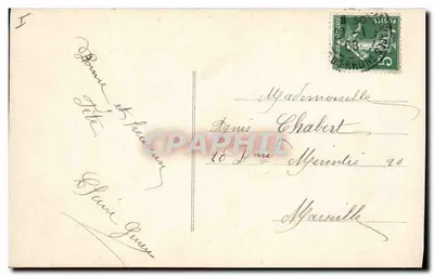 Flor de gerânio — fotografia colorida — VAT 1948 — Verso