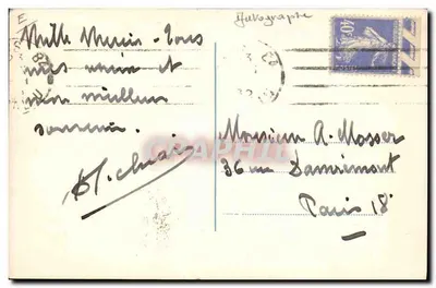 Pierre Sechiari — Maestro de Orquestra — Autógrafo — Verso