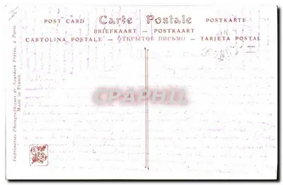 Lekcja harfy — Pani J. Philippar-Quinet — Towarzystwo Artystów Francuskich — Rewers