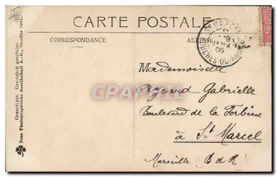 Donna e maiale — Anno 1906 — Oranotypie, Str. 4, 1906 — Verso