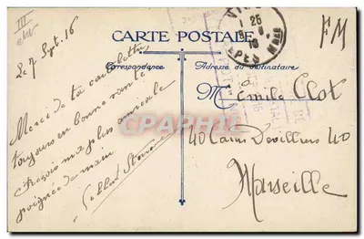 Soldats en guerre — Déchargement d'une pièce — T.J. LVM — Verso