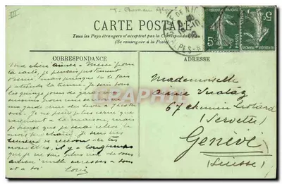Okręgi Grasse — Strzelba w Sarret — LL. Batterie Algérie — Rewers