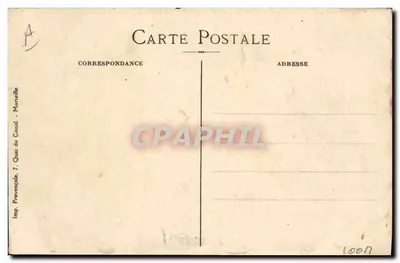 Espion — caricature d'un homme collant un panneau 'W.C.' — éditeur Massault — Verso