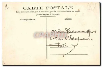 La Sarthe i jej Poulardes — Fototypia J. Bouveret, Le Mans — Rewers