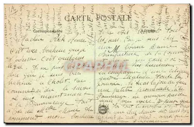 Femme portant un chapeau à grand nœud — Coiffe du Pays, éditeur A. Vallée, Cholet — Reverso