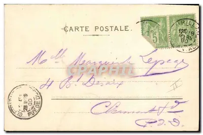 Mädchen in grüner Kleidung — Serie IV N° 22 — Verlag nicht sichtbar — Rückseite