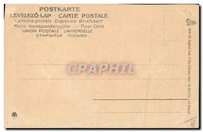 Mulher com folha de trêfola — crianças — editor Paris, série 223 — Verso