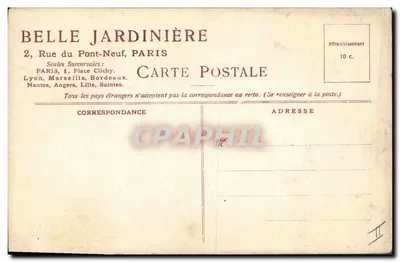 Les roses — 1ère Série — Fleurs — Éditeur : Belle Jardinière — Verso