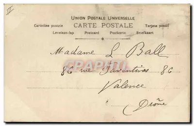 Mulher com longos cabelos — retrato — Ruwthlinger, Paris, n° 1089 — Verso