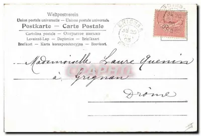 Porco e pastora — cena florestal — editor S. No. 636 — Verso