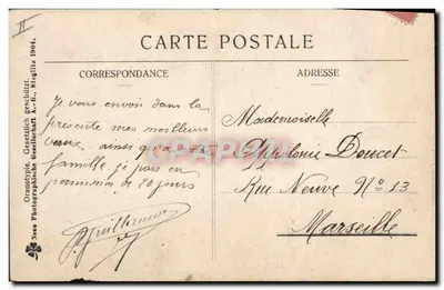 Mulher e porco — Boa Ano — Oranotypie, Gesetzlich Gesellschaft A.-6., Stettin — Verso