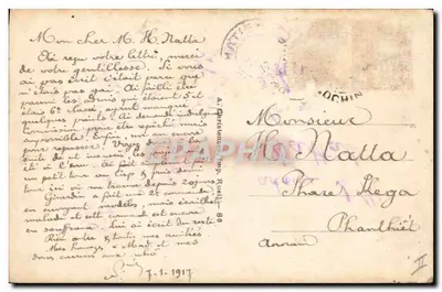 Porc — Porte Bonheur — REX 4871 — Rewers