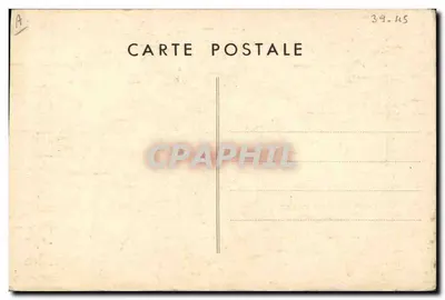 A Rosa Maginot — carta postal satírica — Geop. 1940 — Verso