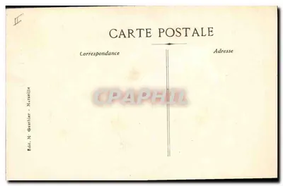 Mulher alusiva com retratos — 1914 — Ed. N. Gauthier - Marselha — Verso