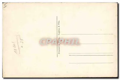 Museu Rodin — Os Burgueses de Calais — editor Lapina & Fils — Verso