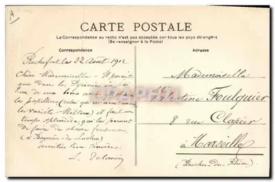 Les SABLES d'OLONNE — Uma Sablaise que não tem medo — L. C. — Verso