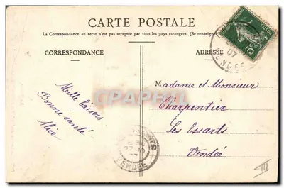 A Oração — Coleção Lucien Amiaud, Les Sables-d'Olonne — N° 1341 — Verso