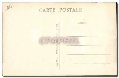 La Sarthe — Seus Jovens Gourmets — Imp. Ph. t. A. Dolbeau, 6, rue Auvray, Le Mans — Verso