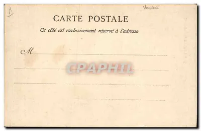 Mujer pescadora en Les Sables-d'Olonne — Al trabajo — Raoul Gaubert — Reverso