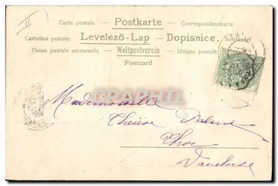 Mulher com violetas — Série 104 — editor não visível — Verso