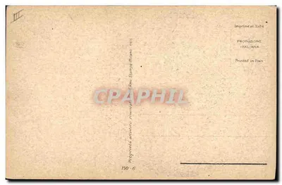 Coppie in kostuum van de tijd — binnen een kader van rozen — uitgever Rev. Stampe Milano, n° 150-6 — Achterkant
