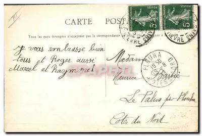 Miss Maud — Leões em cativeiro — editor desconhecido, número de série não visível — Verso